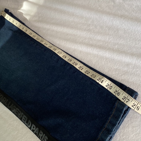 Karl Lagerfeld Replenishment Dark Blue Woman’s Ankle Jeans 16 - Picture 12 of 12